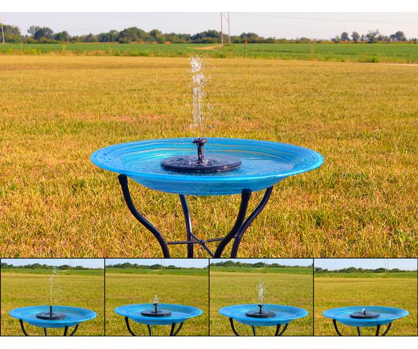 Floating Solar Bird Bath Bubble