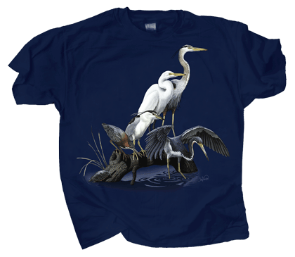 T-Shirt Wading Birds