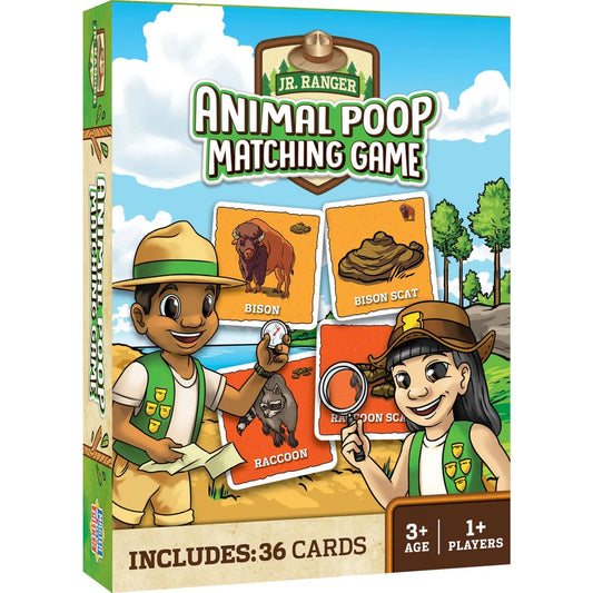 Jr Ranger Animal Poop Matching Game