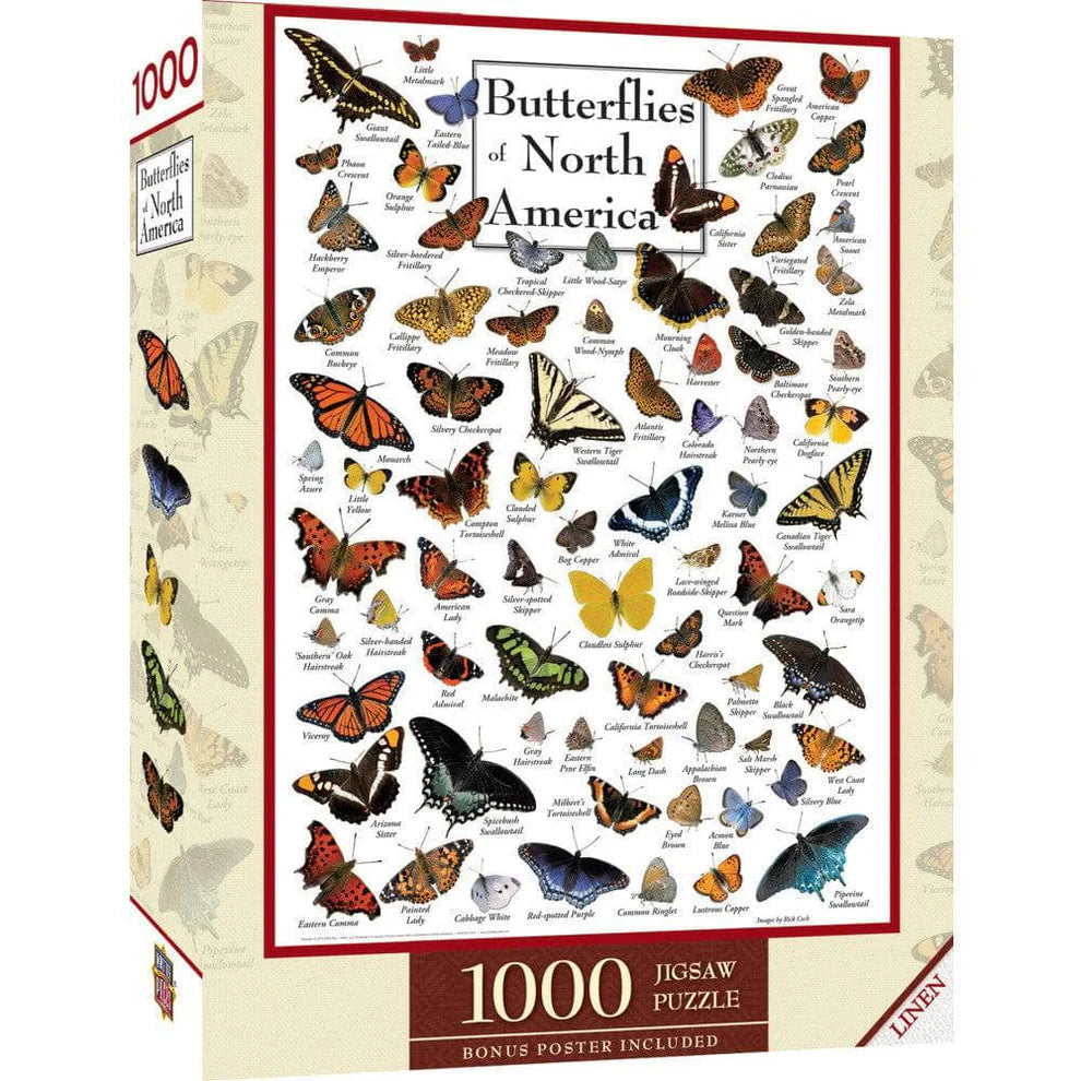 Butterflies of North America 1000 pc Puzzle