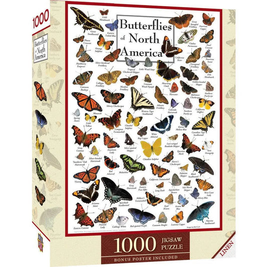 Butterflies of North America 1000 pc Puzzle